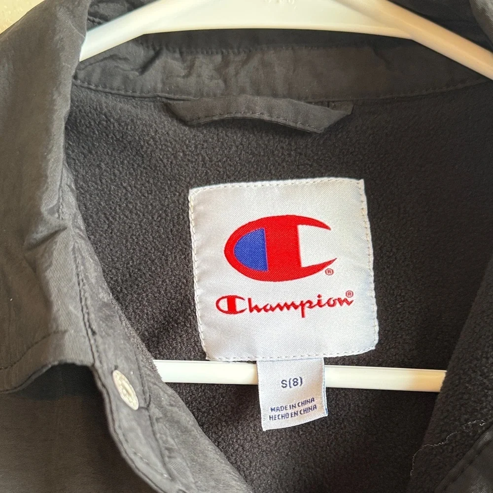 Champion boys Black Lightweight Jacket fleece
